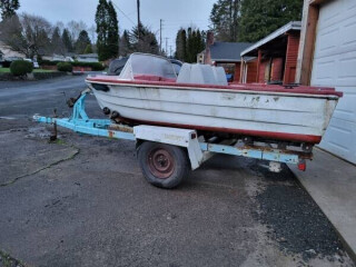 1959 boat and trailer